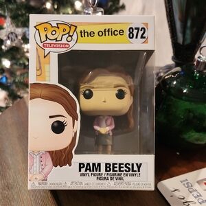 Funko Pop! The Office Pam Beesly Figure - Brown and Pink